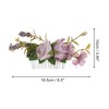 Unique Bargains Women's Durable Simulated Flowers Hair Clip Comb 1 Pc - 2 of 4