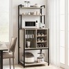 Bakers Rack for Kitchen, Kitchen Microwave Stand - 4 of 4
