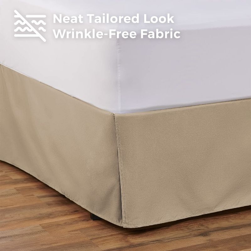 Shopbedding Tailored Bed Skirt with Split Corners,  Available in 14 Colors and Lots of Sizes, 5 of 8