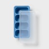 1c Silicone Freezer Mold with Lid Blue - Room Essentials™ - 3 of 3