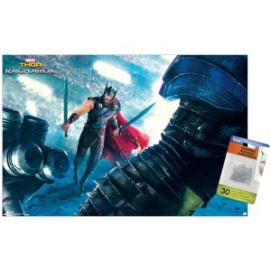 Trends International Marvel Cinematic Universe - Thor - Ragnarök - Arena Thor Unframed Wall Poster Prints - 1 of 4