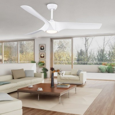 38W Direct Current Fan,LED Dimmable 56" Indoor Ceiling Fan Ceiling Chandelier Fan With Remote, Timing Function, Memory Function-The Pop Home