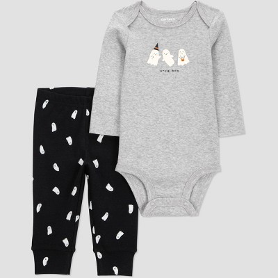 Carter's Just One You® Baby 2pc Ghost Top & Bottom Set - Gray