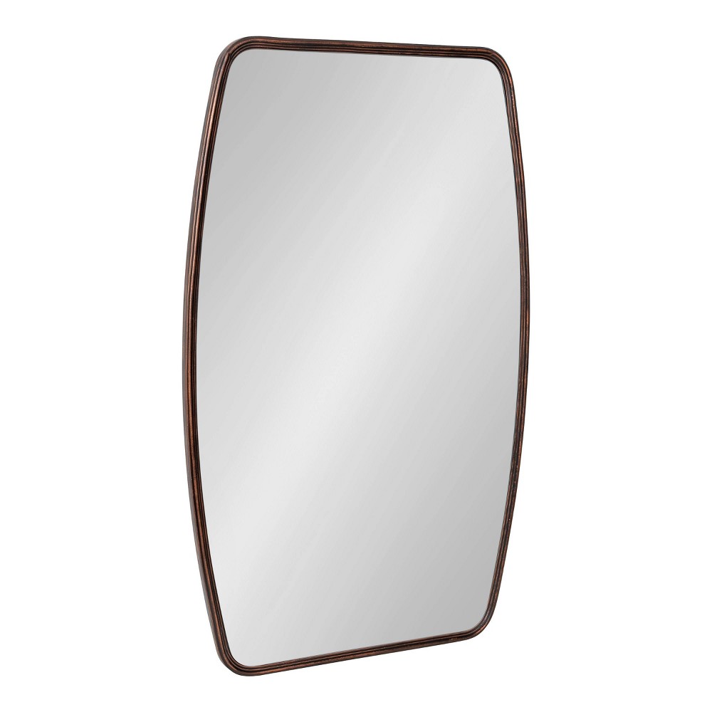 Photos - Wall Mirror Kate & Laurel All Things Decor 20" x 32" Caskill Irregular  Bronze: Antique-Inspired, Elegant Vanity, No Assembly