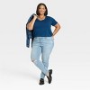 Women's Short Sleeve Relaxed Scoop Neck T-Shirt - Ava & Viv™ - 3 of 3