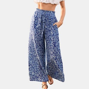Women's Desert Winds Paisley Wide-Leg Cover-Up Pants - Cupshe - 1 of 4