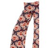 Women's Printed Palazzo Pants - White Mark - 3 of 3