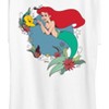 Women's - Disney Princess - Ariel And Flounder With Flowers Short Sleeve Graphic T-Shirt - 2 of 4