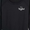 Women's - Disney Princess - Princess Rapunzel Lightweight French Terry Wide Neck Long Sleeve Shirt - 3 of 4