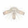 Elk Home Sea Urchin 3 - Light Semi-Flush Mount in  White Coral - 3 of 4