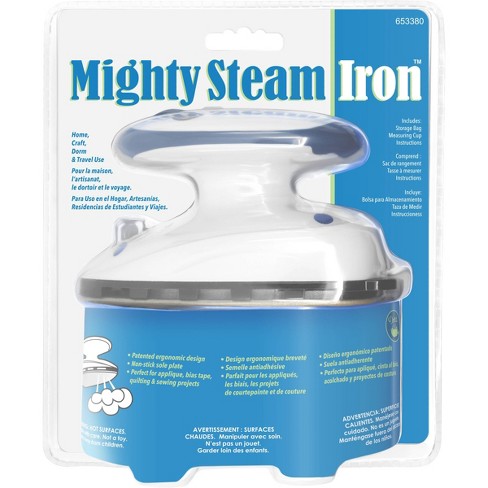 Ivation No-Drip Mini Steam Iron, Small Travel Steamer for Clothes