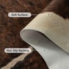 LOVEVOOK Faux Cowhide Rug 5x6.2 Feet, Cow Print Rugs for Bedroom Living Room Western Decor, Faux Fur Animal Cow Hide Carpet - 4 of 4