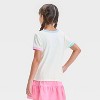 Girls' Easter Peeps Graphic T-Shirt - White - 3 of 4