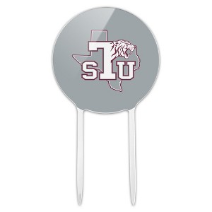 Texas Southern University Secondary Acrylic Cake Topper Party Decoration for Wedding Anniversary Birthday Graduation - 1 of 4
