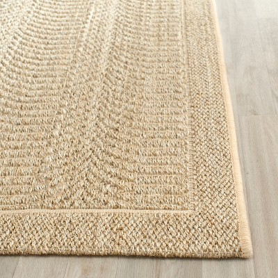 Desert Sand Geometric Wool Runner Rug, 2' x 8'