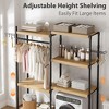 5-Tier Wood Over-the-Washer Dryer Storage Shelf 28" A+B - 3 of 4