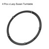 Unique Bargains Kitchen Acrylic Ball Bearings Annular Rotating Swivels Lazy Susan Turntable 4 Pcs - 3 of 3