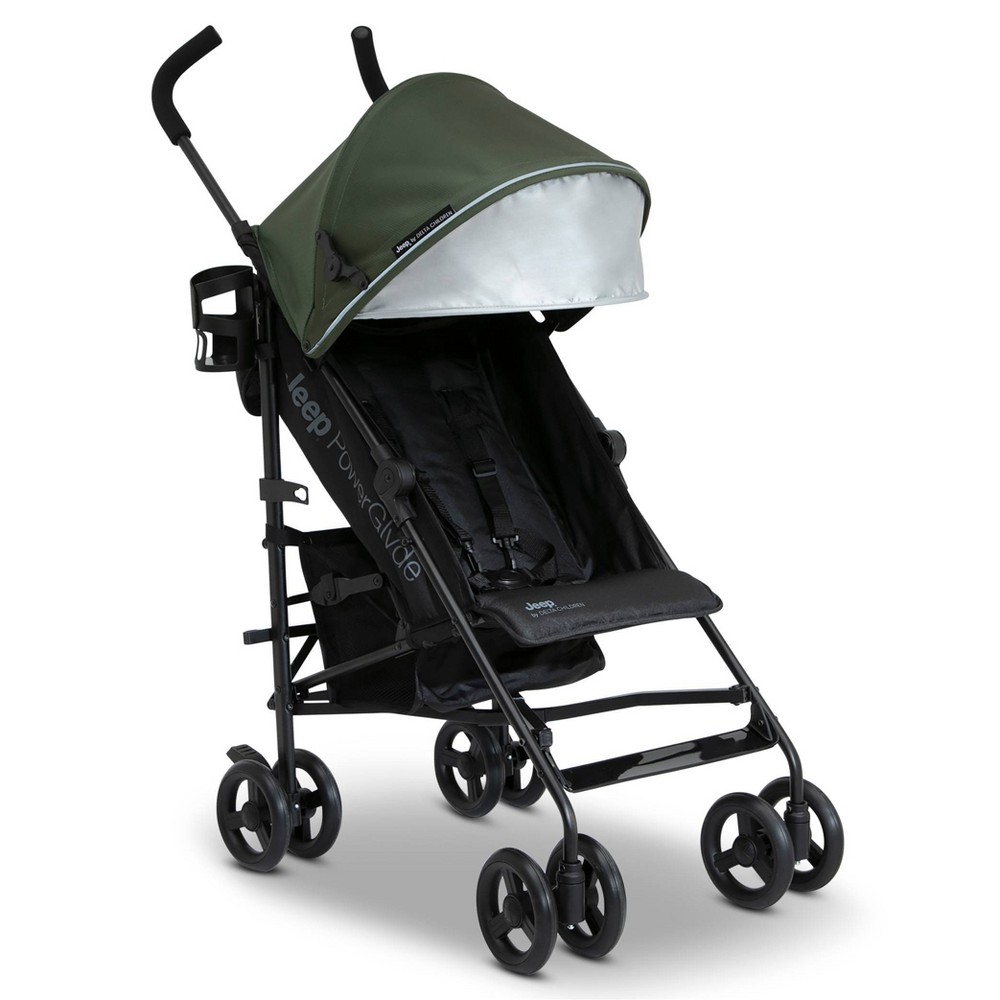 Photos - Pushchair Jeep PowerGlyde Stroller by Delta Children - Olive Green 