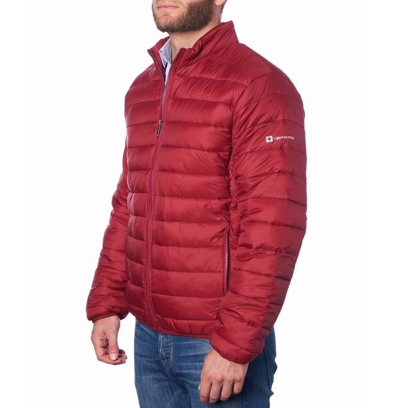 Alpine Swiss Niko Mens Down Alternative Jacket Puffer Coat Packable Warm Insulation & Lightweight, 1 of 9