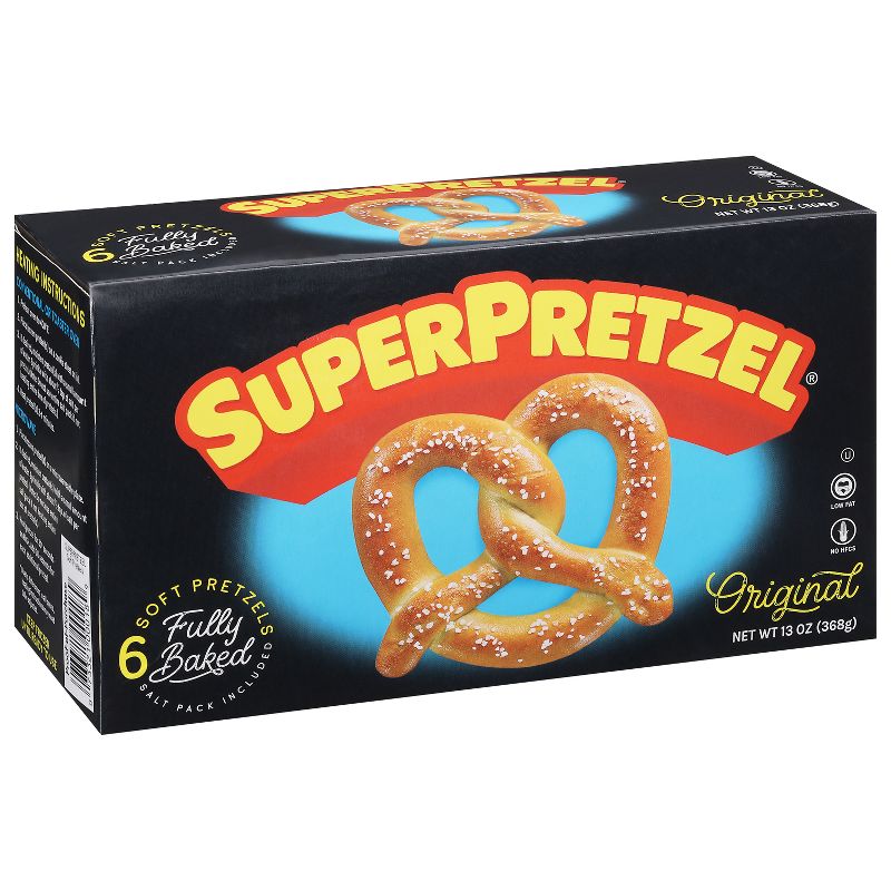 SuperPretzel Frozen Baked Soft Pretzels - 6ct/13oz, 2 of 11