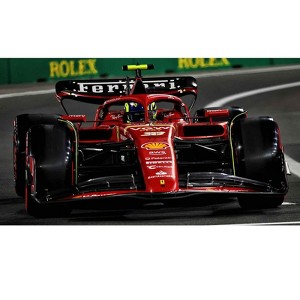 Ferrari SF-24 #38 Oliver Bearman Formula One F1 "Saudi Arabia GP" (2024) with Display Case 1/18 Model Car by LookSmart - 1 of 3
