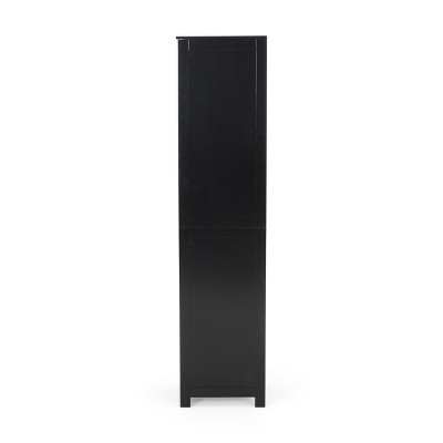 Ridstar 63 in. H Black Bathroom Storage Cabinet