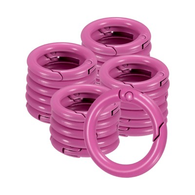 Unique Bargains Metal Spring O Rings Zinc Alloy Durable Multipurpose Lightweight Buckle 5/8 Inch