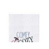 C&F Home Winter "Comfy Cozy Christmas" Sentiment Featuring Hanging Stockings Cotton Flour Sack Kitchen Dish Towel  27L x 18W in. - 2 of 4
