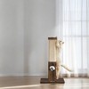 Cat Scratching Post with Interactive Ball Toy Cat Scratcher for Indoor Cats, 28.7 Inches Tall, Sturdy Claw-Sharpening Tower for Cats - 4 of 4