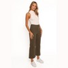 Petal and Pup Georgette High Waisted Straight Leg Pants - Olive XL - 4 of 4