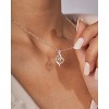 Molenia Heart Initial Necklace for Women, 925 Sterling Silver Heart Letter Pendant Necklace for Her, Fine Jewelry Necklace Gifts for Her Wife Women - 2 of 4
