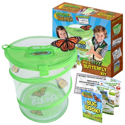 Nature Bound Bug & Butterfly Kit, Live Insect Growing Set for Kids 6+