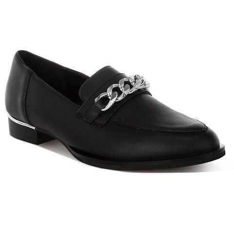Женские туфли Rag & Co Womens Pola Leather Horsebit Loafers 11