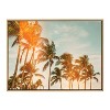 Kate & Laurel All Things Decor 28"x38" Sylvie Miami Breeze Wall Art: Coastal Theme, Relaxing Palms - 2 of 4