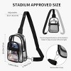 Transparent Crossbody Sling Bag with Adjustable Strap, Clear Chest Bag for Travel & Daily Use - 2 of 4