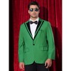 Lars Amadeus Men's Formal Business Color Block Peak Lapel Prom Blazers - 2 of 4