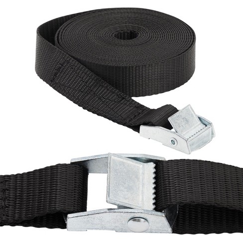 Lashing Straps 10' x 1'' Cam Buckle Tie Down Straps Heavy Duty Up to 800lbs  for Cargo, Luggage, Bicycles, Motorcycles, Kayaks, Surfboards, Furniture 