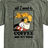 Men's - Disney - Coffee and My Dog Short Sleeve Graphic T-Shirt - 2 of 4