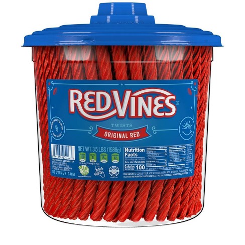 Red Vines Twists Original Red Licorice Candy 3 5lbs Target