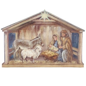 Primitives by Kathy Christmas Nativity Rug- Indoor/Outdoor - 1 of 4