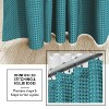 LunaLulinlk Waffle Weave Heavy Duty Fabric Shower Curtain - 4 of 4