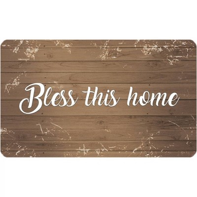 18" x 30" Bless This Home Kitchen Cushion Floor Mat - J&V Textiles