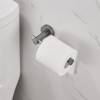 DOMETOUR Toilet Paper Holder Gun Grey Thicken Space Aluminum Toilet Roll Holder for Bathroom, Kitchen, Washroom Wall Mount - 2 of 4