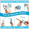 Doctor Kit , Doctor Play Set, Pretend Medical Toy with Stethoscope,Pretend Play with Doctor Costume Toy Stethoscope - 2 of 3