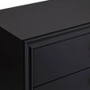 Crestview Collection Oslo 32"W Black 3-Drawer Accent Chest - image 3 of 4