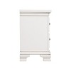 FurniFact,White 2-Drawer Wood Nightstand for Bedrooms and Small Spaces - 4 of 4