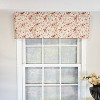 RLF Home 100% Cotton High Quality Flor Tailored Window Valance with 1.5" Rod Pocket 50" W X 12" L Natural - 2 of 4