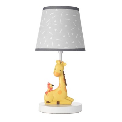 Lambs & Ivy Mighty Jungle Lamp with Shade & Bulb (Includes CFL Light Bulb)