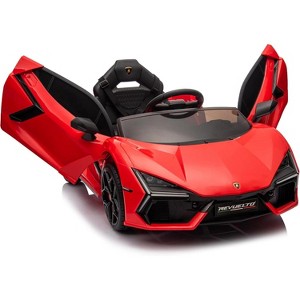 12V Ride On Car for Kids, Licensed Lamborghini Revuelto Electric Vehicle, Battery Powered Sports Car Toy for Boys & Girls - 1 of 4