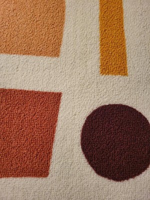 3'x5' Large Modern Shape Rug Cream - Room Essentials™ : Target